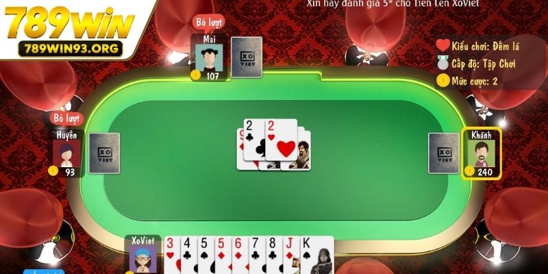 Khái niệm cơ bản về game bài Tiến lên miền nam
